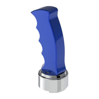 Thread-On Pistol Grip Gearshift Knob With Chrome 9/10 Speed Adapter (Chrome, Indigo Blue or Candy Red)