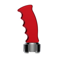 Thread-On Pistol Grip Gearshift Knob With Chrome 9/10 Speed Adapter (Chrome, Indigo Blue or Candy Red)
