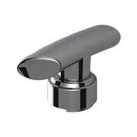 Thread-On T-Shape Gearshift Knob With Chrome 9/10 Speed Adapter (Chrome, Blue or Red)