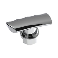 Thread-On T-Shape Gearshift Knob With Chrome 13/15/18 Speed Adapter (Chrome, Indigo Blue or Candy Red)