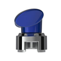 Thread-On T-Shape Gearshift Knob With Chrome 13/15/18 Speed Adapter (Chrome, Indigo Blue or Candy Red)