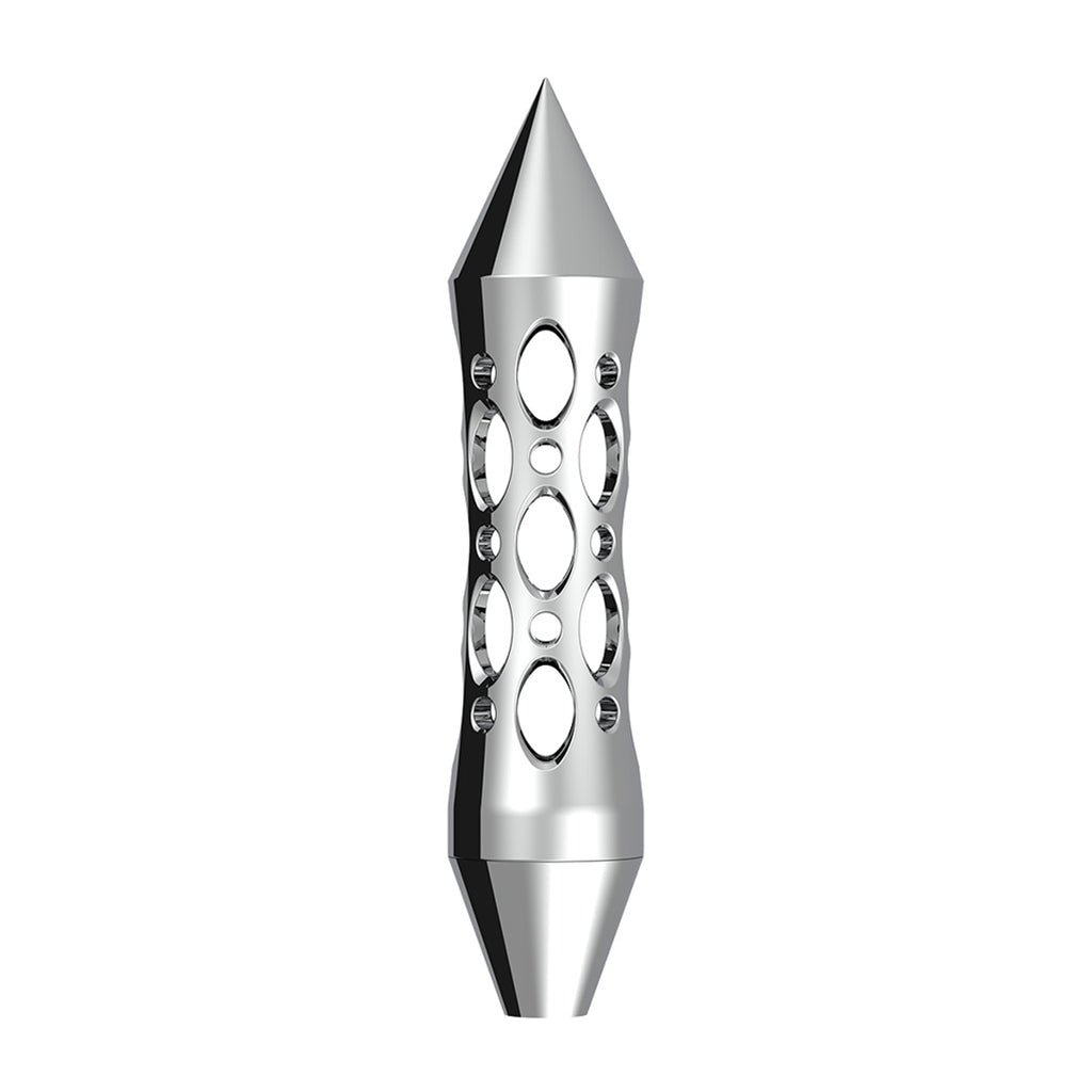Daytona Style Spike Grip Handle With Beer Tap Adapter (Chrome or Black)