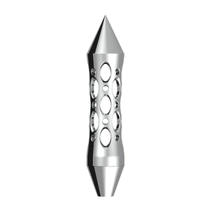 Daytona Style Spike Grip Handle With Beer Tap Adapter (Chrome or Black)