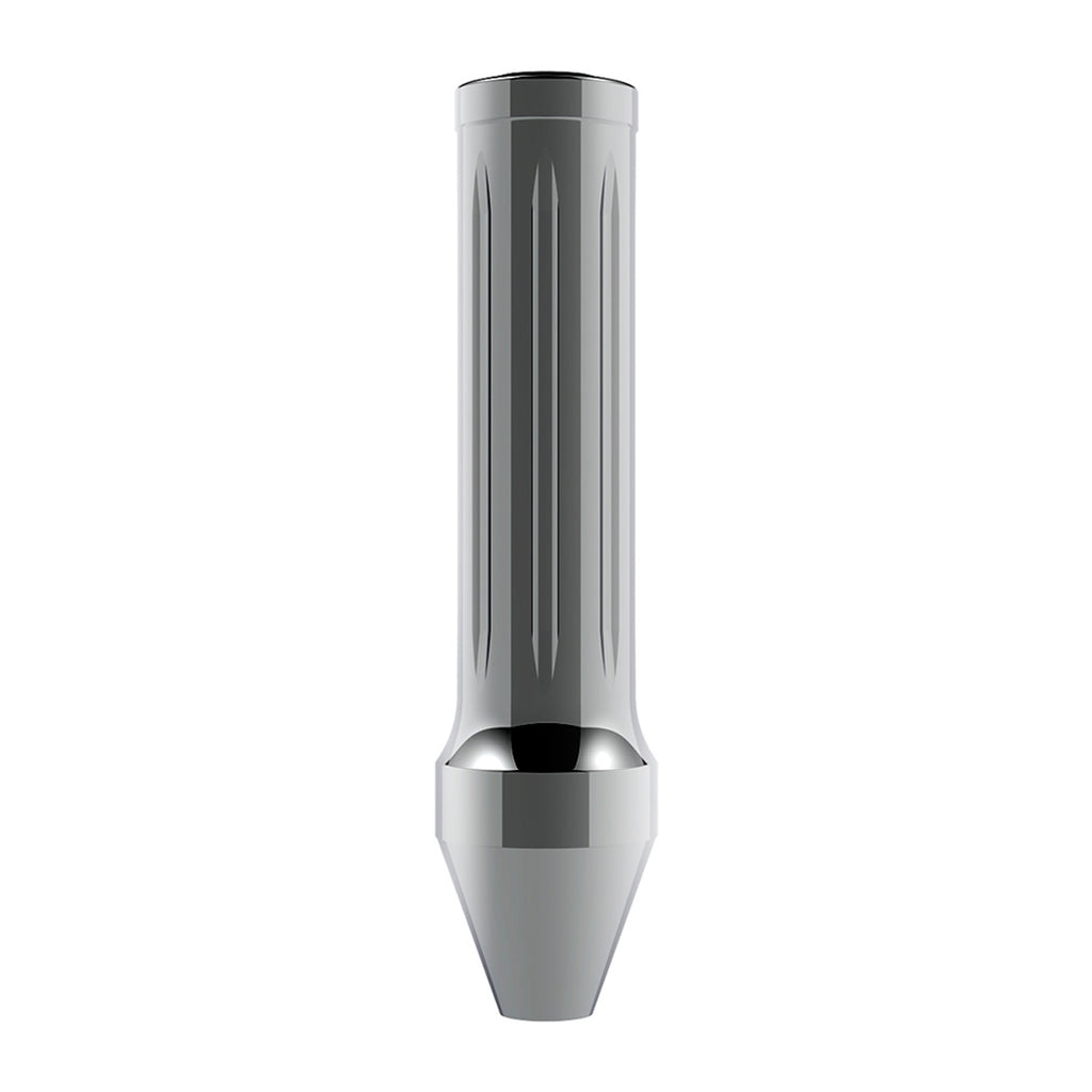 United Pacific - Dallas Style Grooved Grip Handle With Beer Tap Adapter (Chrome)