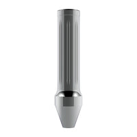 United Pacific - Dallas Style Grooved Grip Handle With Beer Tap Adapter (Chrome)