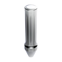 United Pacific - Dallas Style Grooved Grip Handle With Beer Tap Adapter (Chrome)