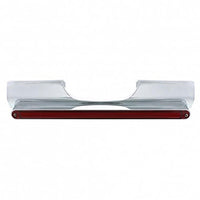 Motorcycle Rear Signal Light Bar With 24 LED 12" GloLight Bar - Red LEDs (Red or Clear Lens)