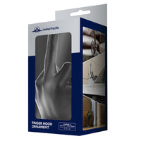 United Pacific - Chrome "Middle Finger" Hood Ornament (Various Colors)