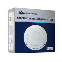Chrome Aluminum Steering Wheel Horn Button With "United Pacific" Logo
