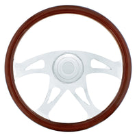 United Pacific - 18" Boss Steering Wheel With Hub & Horn Kit (International)