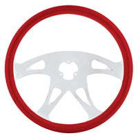 United Pacific - 18" Color Boss Steering Wheel (Electric Blue or Indigo Red)