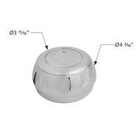 Chrome Steering Wheel Hub & Horn Button Kit For Peterbilt (2006+) & Kenworth (2003+)