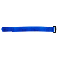 8" x 3/4" Hook & Loop Velcro Strip-Tie Fasteners with Buckle - Various Colors (8-Pack)
