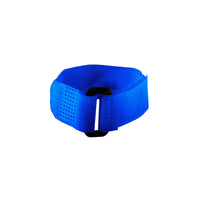 8" x 3/4" Hook & Loop Velcro Strip-Tie Fasteners with Buckle - Various Colors (8-Pack)