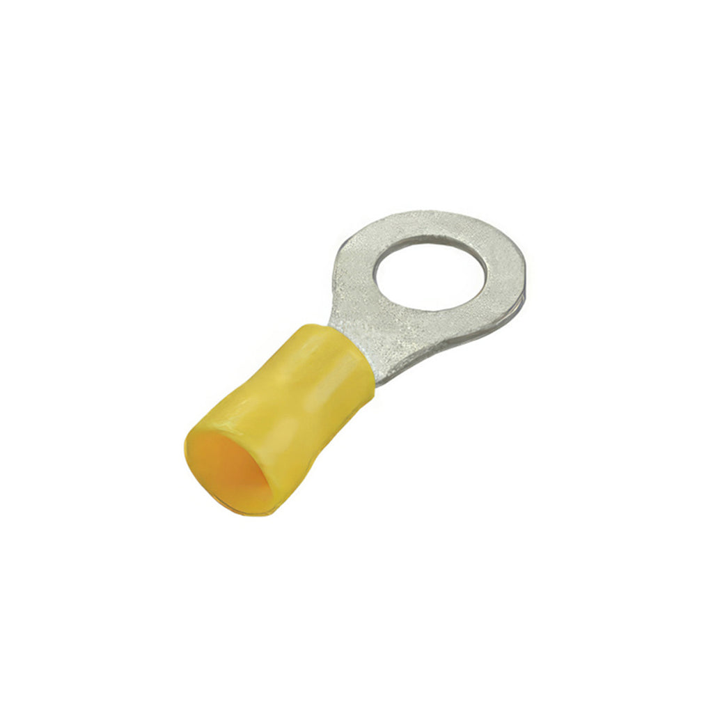 United Pacific - 12-10 AWG 5/16" Stud Vinyl Ring Terminal (12-Pack)