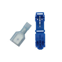 United Pacific - 16-14 AWG .250 Tab FI Nylon M Disconnect w/ 16-14 AWG T-Tap Slice, 4/4 Pcs.