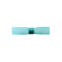 United Pacific - 16-14 AWG SS Heat Shrink Butt Connector - Blue (5-Pack)