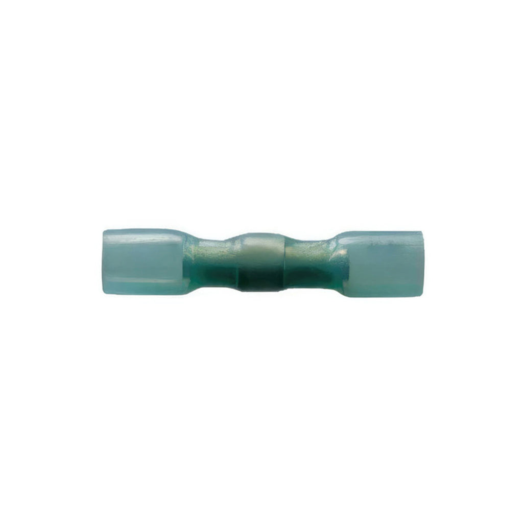United Pacific - 16-14 AWG SS Heat Shrink Butt Connector - Blue (5-Pack)