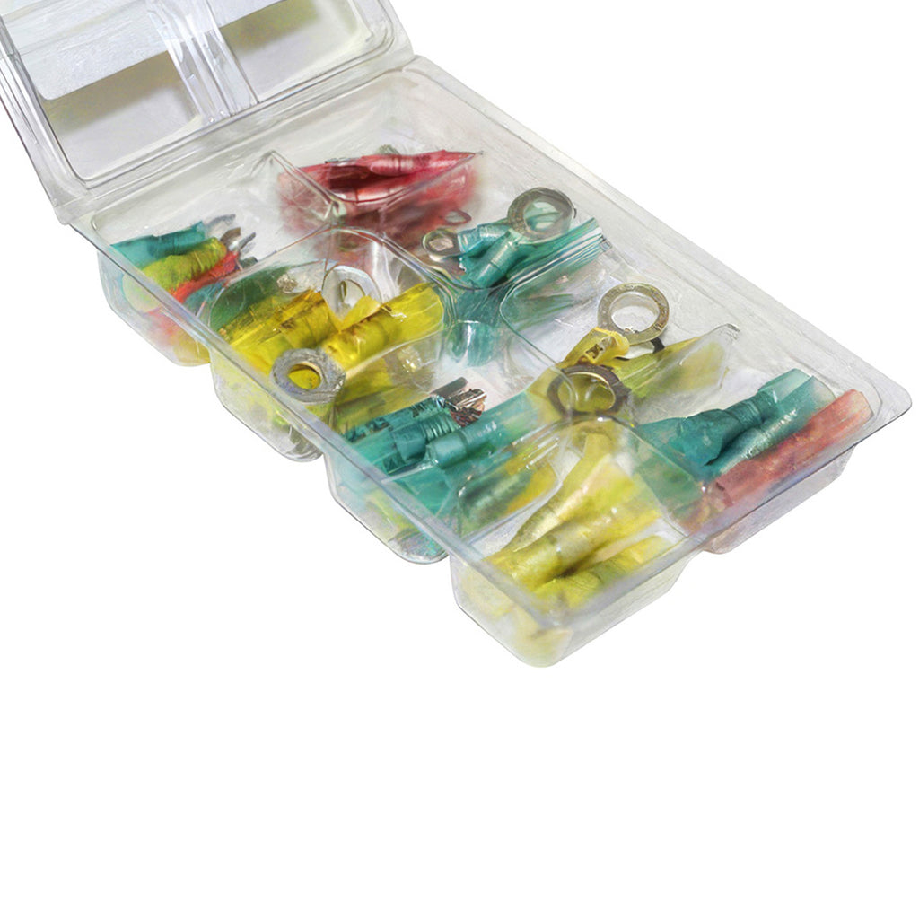 United Pacific - Crimp & Solder Seal Heat Shrink Terminal Kit (60-Pack)