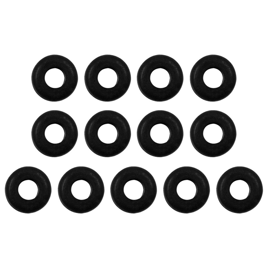 United Pacific - 3/8" Mounting Hole Black Vinyl Grommet (13-Pack)