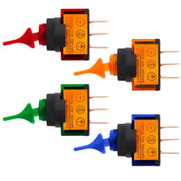 United Pacific - Illuminated Duckbill 20 Amp 12V S.P.S.T. On/Off 1 Pc. (Various Colors)