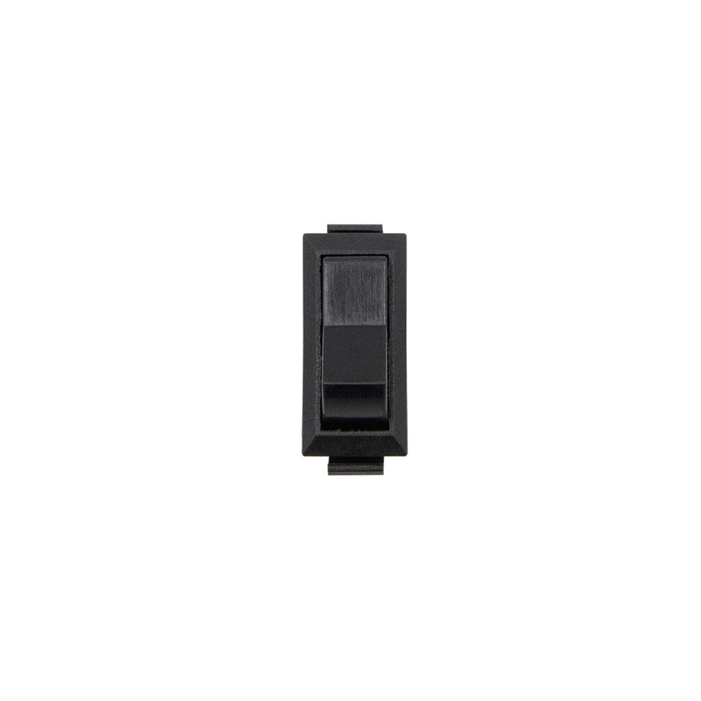 United Pacific - Black Non-Illuminated Rocker 16 Amp 12V S.P.S.T. On/Off 1 Pc