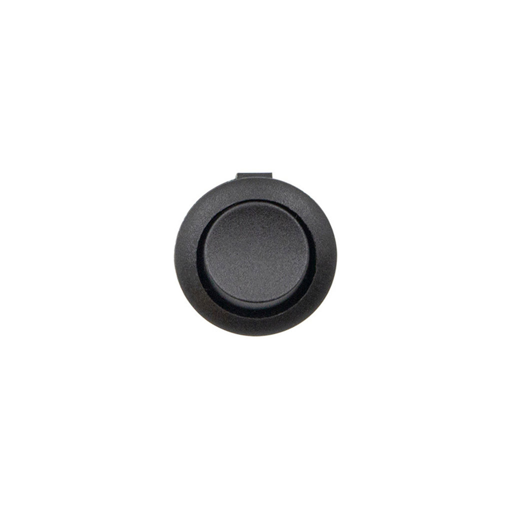United Pacific - Black Non-Illuminated Round Rocker 10 Amp 12V On/Off 1/2" Dia. 1 Pc.