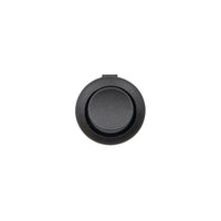 United Pacific - Black Non-Illuminated Round Rocker 10 Amp 12V On/Off 1/2" Dia. 1 Pc.