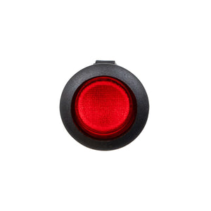 United Pacific - Illuminated Round Rocker 10 Amp 12V On/Off 1/2" Dia. 1 Pc. (Various Colors)