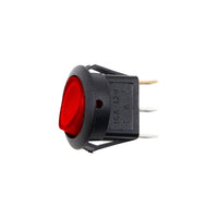 United Pacific - Illuminated Round Rocker 10 Amp 12V On/Off 1/2" Dia. 1 Pc. (Various Colors)