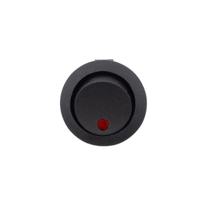 United Pacific - LED Round Rocker 10 Amp 12V On/Off 1/2" Dia. 1 Pc. (Various Color)