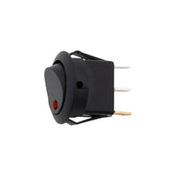 United Pacific - LED Round Rocker 10 Amp 12V On/Off 1/2" Dia. 1 Pc. (Various Color)
