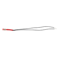 United Pacific - Mini Warning Light 16 Amp 12V 1/4" Panel Mount w/Leads 1 Pc. (Red LEDs)