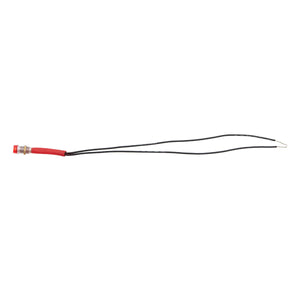 United Pacific - Mini Warning Light 16 Amp 12V 1/4" Panel Mount w/Leads 1 Pc. (Red LEDs)