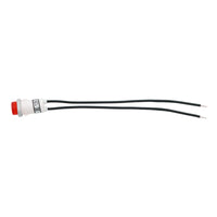16 Amp 12V Warning Light w/ 1/2" Panel Mount and Leads 1 Pc (Red or Amber LEDs)