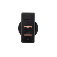 United Pacific - Black Non-Illum Toggle 20 Amp 12V S.P.S.T. On/Off 1 Pc