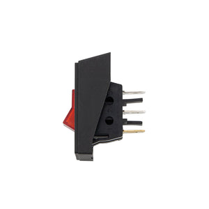 United Pacific - Red Illum Rocker in Panel Mount Combo 20 Amp 12V S.P.S.T. On/Off 1 Set