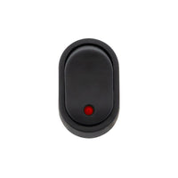United Pacific - Red, Yellow or Green LED Oval Rocker 16 Amp 12V On/Off 1/2" Dia. 1 Pc.