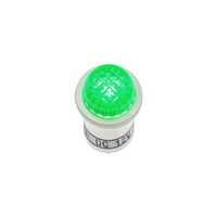 16 Amp 12V Green or Blue Warning Light w/ 1/2" Panel Mount and Leads, 1 Pc.