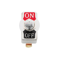 All Metal Heavy Duty Toggle w/ 2 Screw Terminals 50 Amp 12V S.P.S.T. On/Off 1 Pc