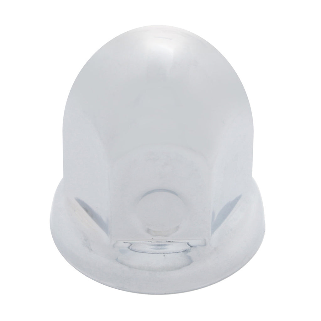 United Pacific - 1-1/2" X 2" Chrome Steel Standard Nut Cover w Flange