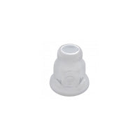 United Pacific - 33mm X 2" Chrome Steel Tall Nut Cover With Flange