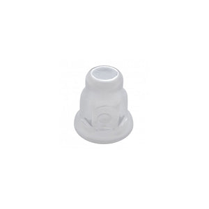 United Pacific - 33mm X 2" Chrome Steel Tall Nut Cover With Flange