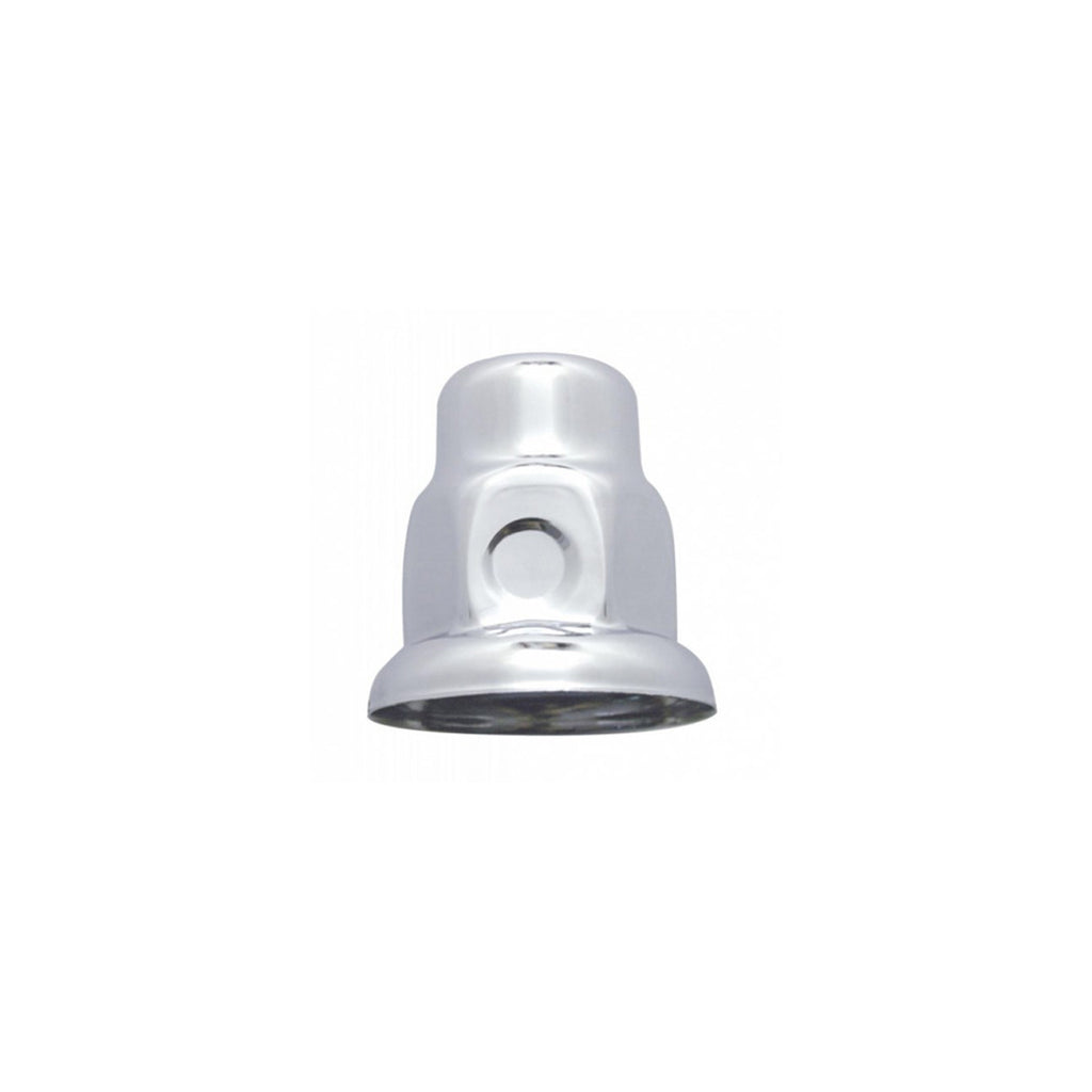 United Pacific - 33mm X 2" Chrome Steel Tall Nut Cover With Flange