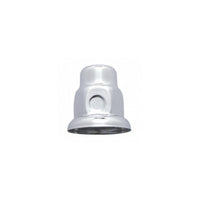 United Pacific - 33mm X 2" Chrome Steel Tall Nut Cover With Flange