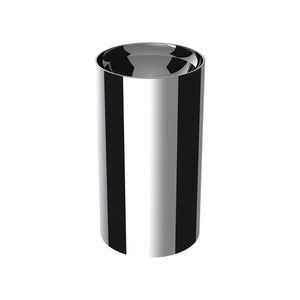 United Pacific - 33mm X 3 3/4" Chrome Plastic Concave Top Nut Cover (Thread-On)