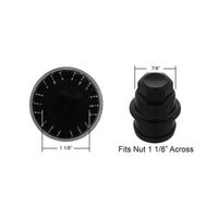 Chrome Spike Hubcap Nut Cover For 1999-2018 Chevy & GMC Full Size Truck (Push-on)