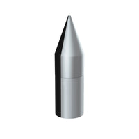 United Pacific - 33mm X 7-1/8" Chrome Plastic Tall Spike Nut Cover (Thread-On)