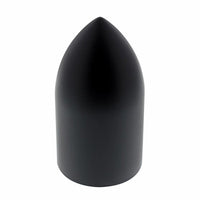 United Pacific - 33mm X 3-7/8" Matte Black Bullet Nut Cover (Thread-On)