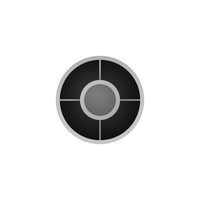 33mm x 3-7/8" Chrome Plastic Bullet Nut Cover (Thread-On) - Sold Individually or 60 ct.